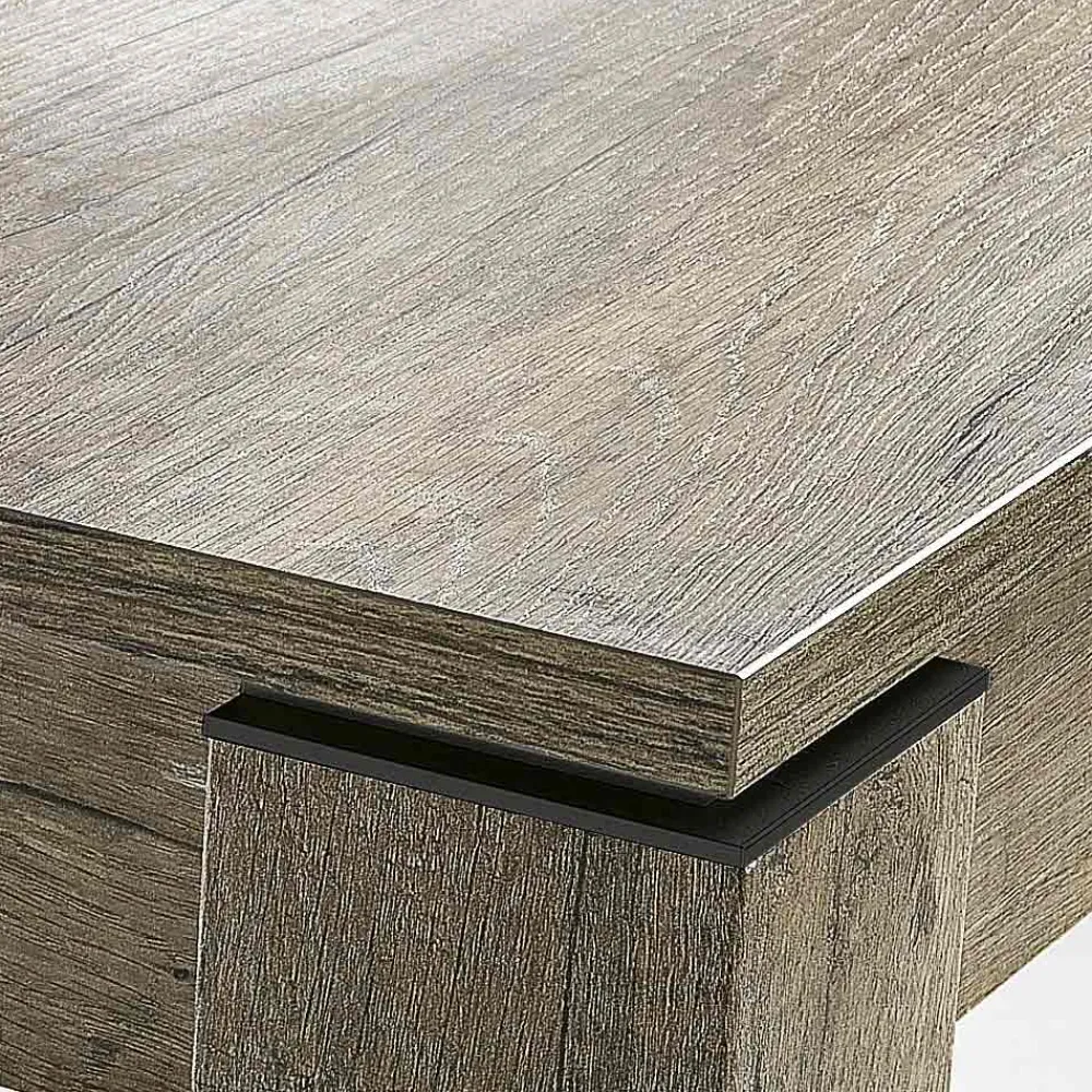 Viadurini Living Ausziehbare Esstische-Esstisch ausziehbar auf 200 cm aus Melamin Made in Italy - Denis