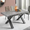 Viadurini Living Ausziehbare Esstische-Esstisch ausziehbar auf 260 cm Moderne Betonoptik - Lenova