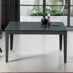 Viadurini Living Ausziehbare Esstische-Esstisch ausziehbar auf 380 cm aus Glas und Metall 16 Sitzplätze - Fiorentino