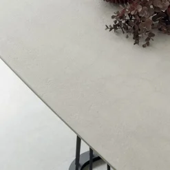 Viadurini Living Ausziehbare Esstische-Esstisch ausziehbar bis 290 cm in Metall- und Keramikplatte - Ricolo