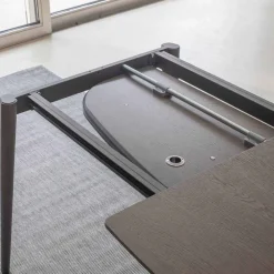 Viadurini Living Ausziehbare Esstische-Esstisch ausziehbar bis 170 cm aus furniertem Holz - Nutello