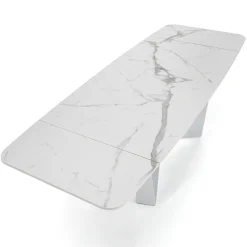 Viadurini Living Ausziehbare Esstische-Esstisch ausziehbar bis 240 cm aus Keramik in Marmoroptik - Poseidon