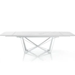 Viadurini Living Ausziehbare Esstische-Esstisch ausziehbar bis 240 cm aus Keramik in Marmoroptik - Poseidon