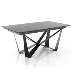 Viadurini Living Ausziehbare Esstische-Esstisch ausziehbar bis 240 cm aus Keramik in Marmoroptik - Poseidon