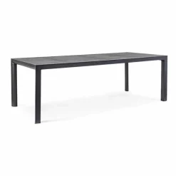 Viadurini in the Garden Gartentische Fest-Esstisch für den Außenbereich aus Keramik und Aluminium, Homemotion - Salem