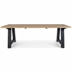 Viadurini in the Garden Gartentische Aus Teakholz-Esstisch für den Außenbereich aus Teak und Aluminium, Homemotion - Rolando