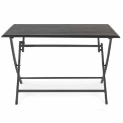 Viadurini in the Garden Gartentische Fest-Esstisch im Freien aus Aluminium mit Klappstruktur - Hunt