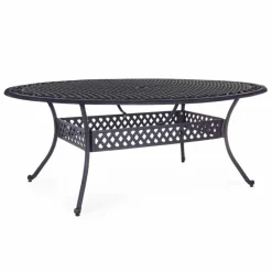 Viadurini in the Garden Gartentische Aus Aluminium-Esstisch im Freien aus weiß oder anthrazit lackiertem Aluminium - schnell