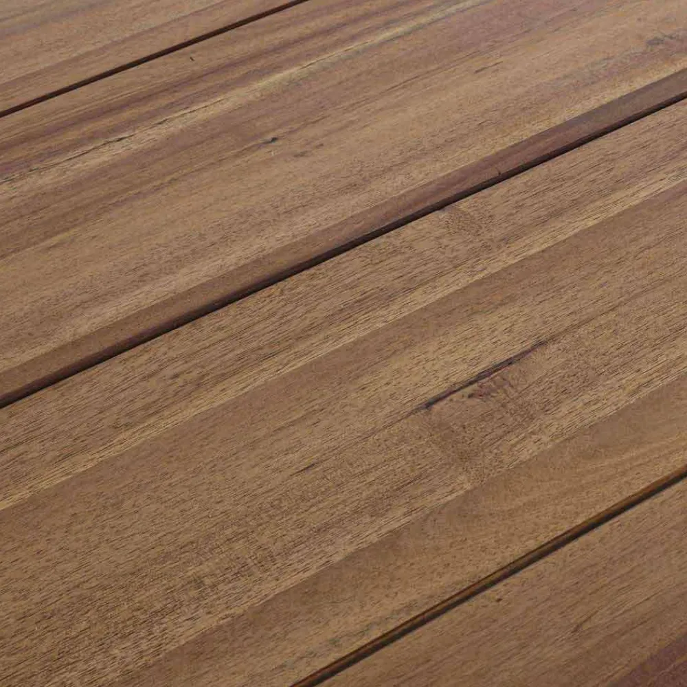 Viadurini in the Garden Gartentische Aus Teakholz-Esstisch im Freien in Acacia Wood Oil Finish - Leonard