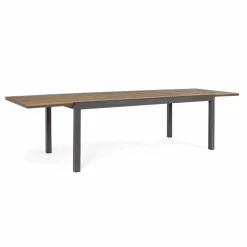 Viadurini in the Garden Gartentische Aus Aluminium|Ausziehbare Gartentische-Esstisch im Freien mit ausziehbarer Platte bis zu 300 cm - Reisetasche