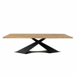 Viadurini Living Esstische Nach Mass|Esstische-Esstisch im modernen Design mit Elliot-Tischplatte aus italienischer Eiche