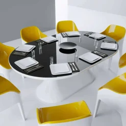 Viadurini Design Esstische Nach Mass|Esstisch Oval-Esstisch in modernem Design Lunch Table Made in Italy