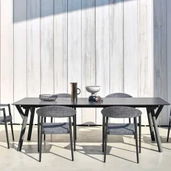 Varaschin Gartentische Fest-Esstisch Indoor und Outdoor H75 cm Link