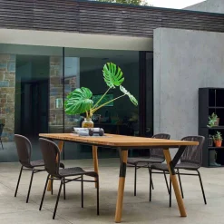 Varaschin Gartentische Aus Teakholz-Esstisch komplett aus Teakholz H75 cm Link