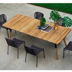 Varaschin Gartentische Aus Teakholz-Esstisch komplett aus Teakholz H75 cm Link