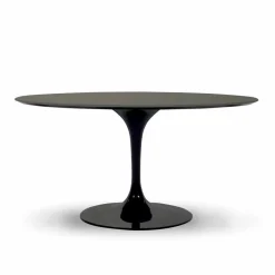 Viadurini Living Runde Tische-Esstisch mit runder Platte aus hochwertigem Fenix, hergestellt in Italien – Dollars