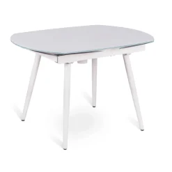 Viadurini Living Ausziehbare Esstische-Esstisch verlängerbar mit Glas Tischplatte Japan New