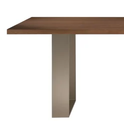 Viadurini Living Esstische-Esstischstruktur aus Eisen und Massivholz Made in Italy - Romino