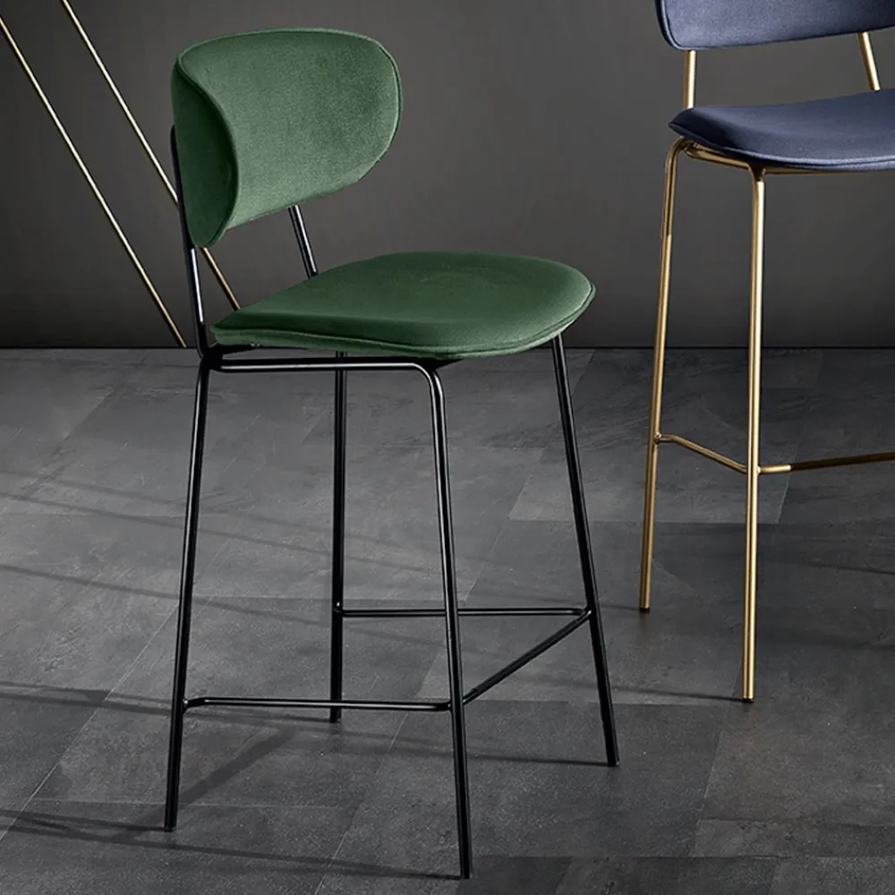 Viadurini Living Küchenhocker-Esszimmerhocker aus Stoff in 2 verschiedenen Ausführungen Made in Italy - Sanemi