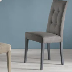 Viadurini Living Moderne Stühle-Esszimmerstuhl aus Alcantara-Stoff Made in Italy 2 Stück - Giustina