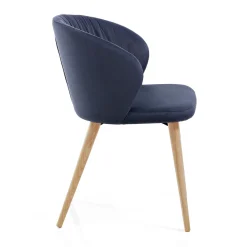 Viadurini Living Design Stühle-Esszimmerstuhl aus elegantem Stoff mit modernem Design – Reginaldo