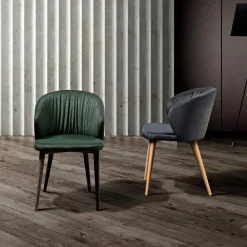 Viadurini Living Design Stühle-Esszimmerstuhl aus elegantem Stoff mit modernem Design – Reginaldo