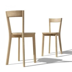 Viadurini Living Klassische Stühle-Esszimmerstuhl aus Esche und Massivholz Made in Italy - Alima