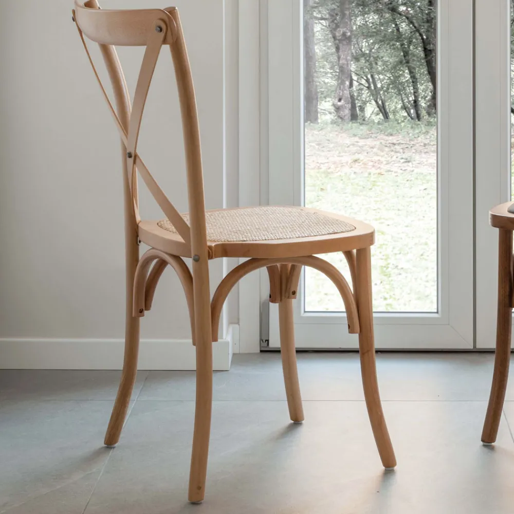 Viadurini Living Moderne Stühle-Esszimmerstuhl aus europäischer Buche in verschiedenen Ausführungen – Inay