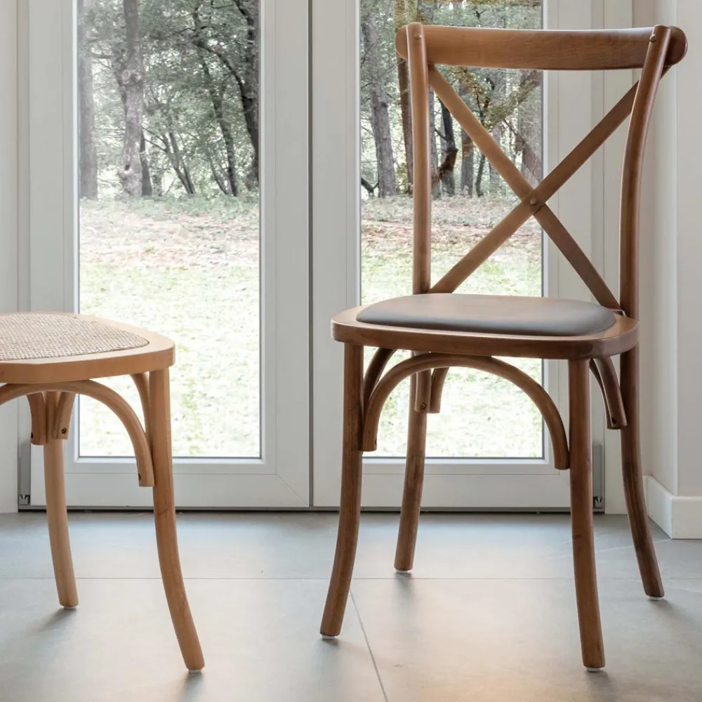 Viadurini Living Moderne Stühle-Esszimmerstuhl aus europäischer Buche in verschiedenen Ausführungen – Inay