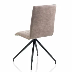 Viadurini Living Moderne Stühle-Esszimmerstuhl aus gealtertem Kunstleder, 2-teilig - Franzi