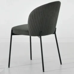 Viadurini Living Moderne Stühle-Esszimmerstuhl aus gepolstertem Stoff und Metall 4 Stück - Cup