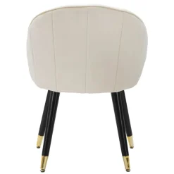 Viadurini Living Moderne Stühle-Esszimmerstuhl aus Holz mit Sitz mit Stoffbezug - Latina