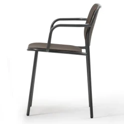 Viadurini Living Moderne Stühle-Esszimmerstuhl aus Holz und Metall Made in Italy 2 Stück - Saffia