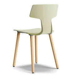 Viadurini Living Moderne Stühle-Esszimmerstuhl aus Holz und Polypropylen Made in Italy, 2 Stück - Klee