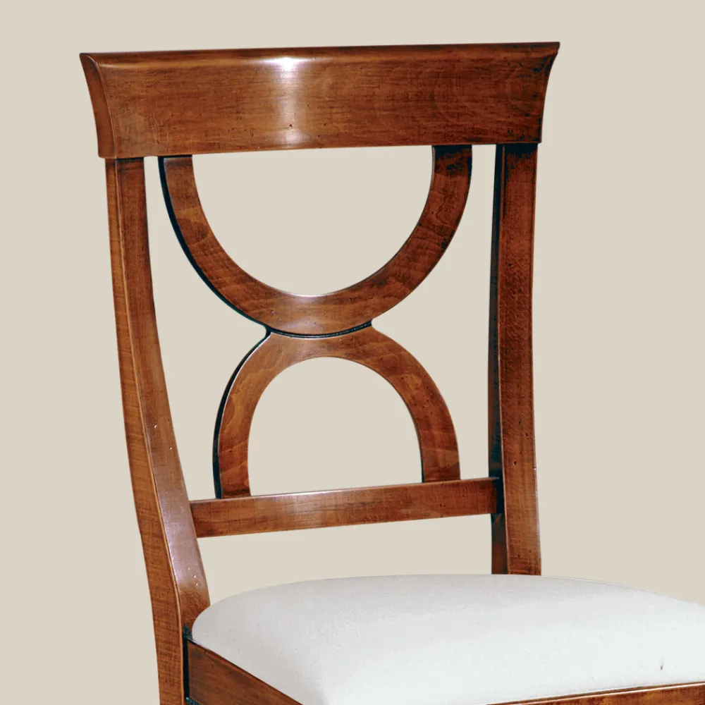 Viadurini Classic Klassische Stühle-Esszimmerstuhl aus Holz und Stoff im klassischen Stil Made in Italy - Helisa