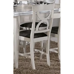 Viadurini Classic Klassische Stühle-Esszimmerstuhl aus Holz und Stoff im klassischen Stil Made in Italy - Helisa