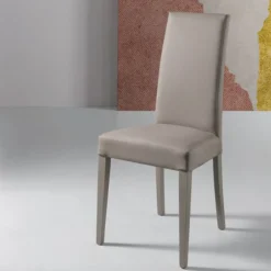 Viadurini Living Moderne Stühle-Esszimmerstuhl aus Kunstleder und Holz Made in Italy 2 Stück - Altera