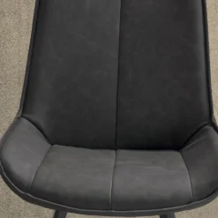 Viadurini Living Moderne Stühle-Esszimmerstuhl aus Kunstleder und lackiertem Metall 2 Stück - Foscarino