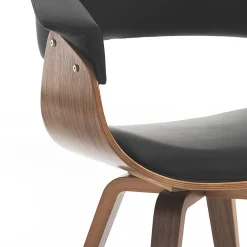 Viadurini Living Moderne Stühle-Esszimmerstuhl aus Kunstleder und Sperrholz - Nubea