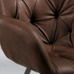 Viadurini Living Moderne Stühle-Esszimmerstuhl aus Kunstleder Metallstruktur 2 Stück - Delpiero