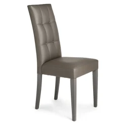 Viadurini Living Moderne Stühle-Esszimmerstuhl aus Kunstleder Made in Italy 2 Stück - Emilian