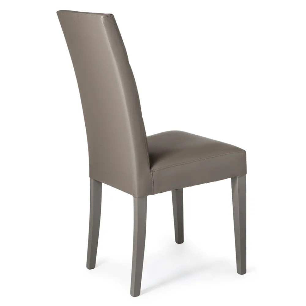 Viadurini Living Moderne Stühle-Esszimmerstuhl aus Kunstleder Made in Italy 2 Stück - Emilian