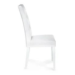 Viadurini Living Moderne Stühle-Esszimmerstuhl aus Kunstleder Made in Italy 2 Stück - Emilian