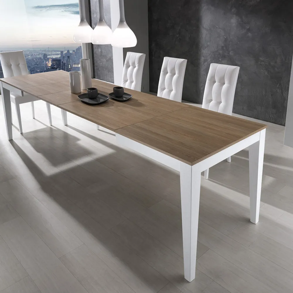 Viadurini Living Moderne Stühle-Esszimmerstuhl aus Kunstleder Made in Italy 2 Stück - Emilian