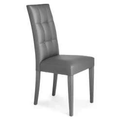 Viadurini Living Moderne Stühle-Esszimmerstuhl aus Kunstleder Made in Italy 2 Stück - Emilian