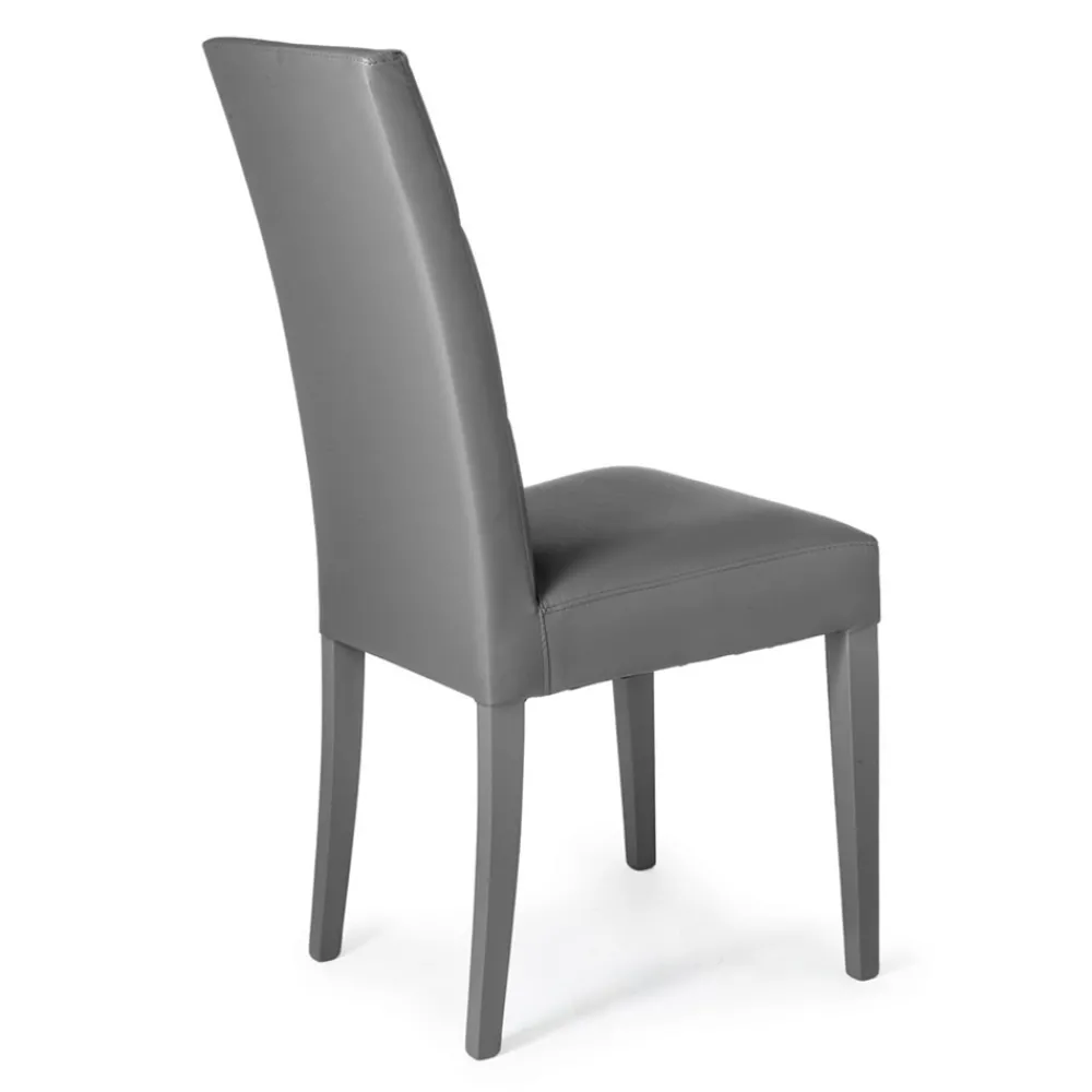 Viadurini Living Moderne Stühle-Esszimmerstuhl aus Kunstleder Made in Italy 2 Stück - Emilian