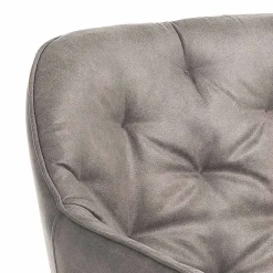 Viadurini Living Moderne Stühle-Esszimmerstuhl aus Leder in Antikoptik 2-teilig - Garbina