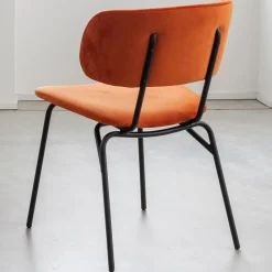 Viadurini Living Design Stühle-Esszimmerstuhl aus Metall und schmutzabweisendem Samt, 2 Stück - Valnerina