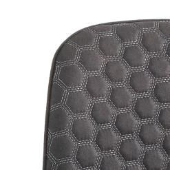 Viadurini Living Moderne Stühle-Esszimmerstuhl aus Mikrofaser und mattschwarzem Metall 4-teilig - Jake