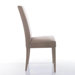 Viadurini Living Moderne Stühle-Esszimmerstuhl aus Mikrofaser und Holz Made in Italy 2 Stück - Simonella